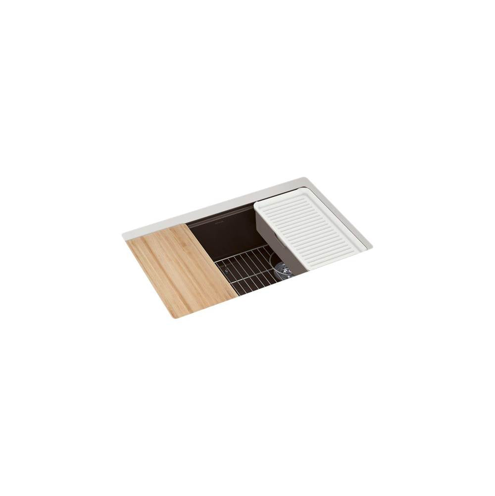 BillingsE 29'' undermount single-bowl workstation kitchen sink
