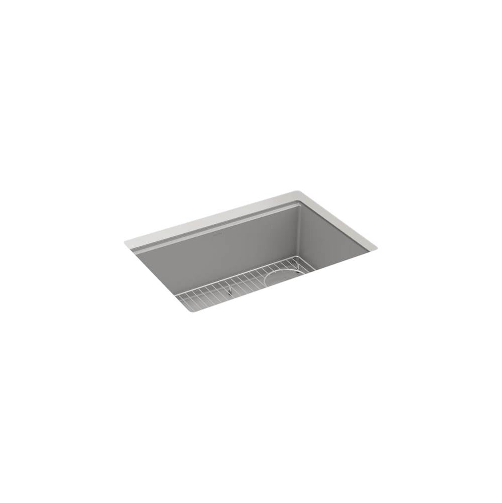 Kohler - BillingsE 27'' undermount single-bowl kitchen sink - Matte Grey