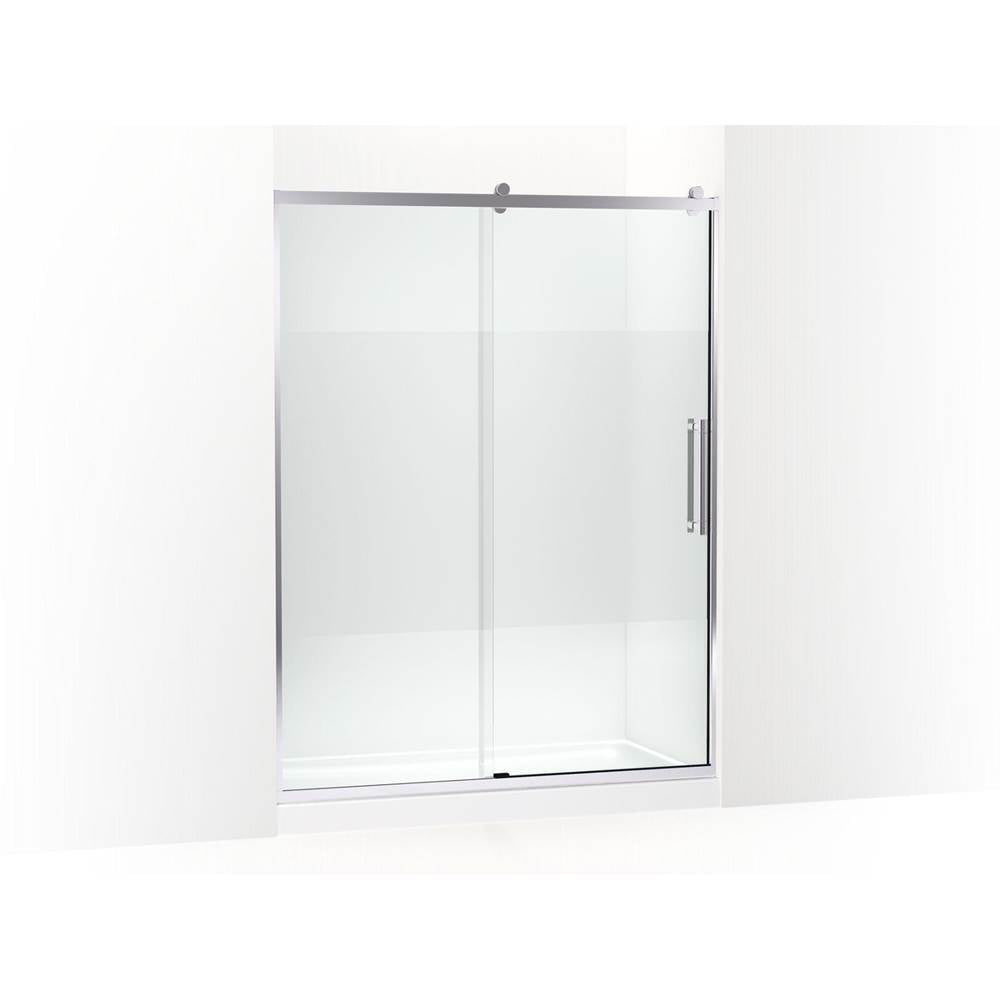 Kohler - PremiseE 76'' H Sliding Shower Door With 5/16''-Thick Glass - Bright Polished Silver