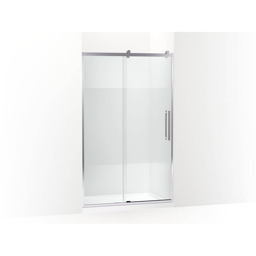 Kohler - PremiseE 76'' H Sliding Shower Door With 5/16''-Thick Glass - Bright Polished Silver