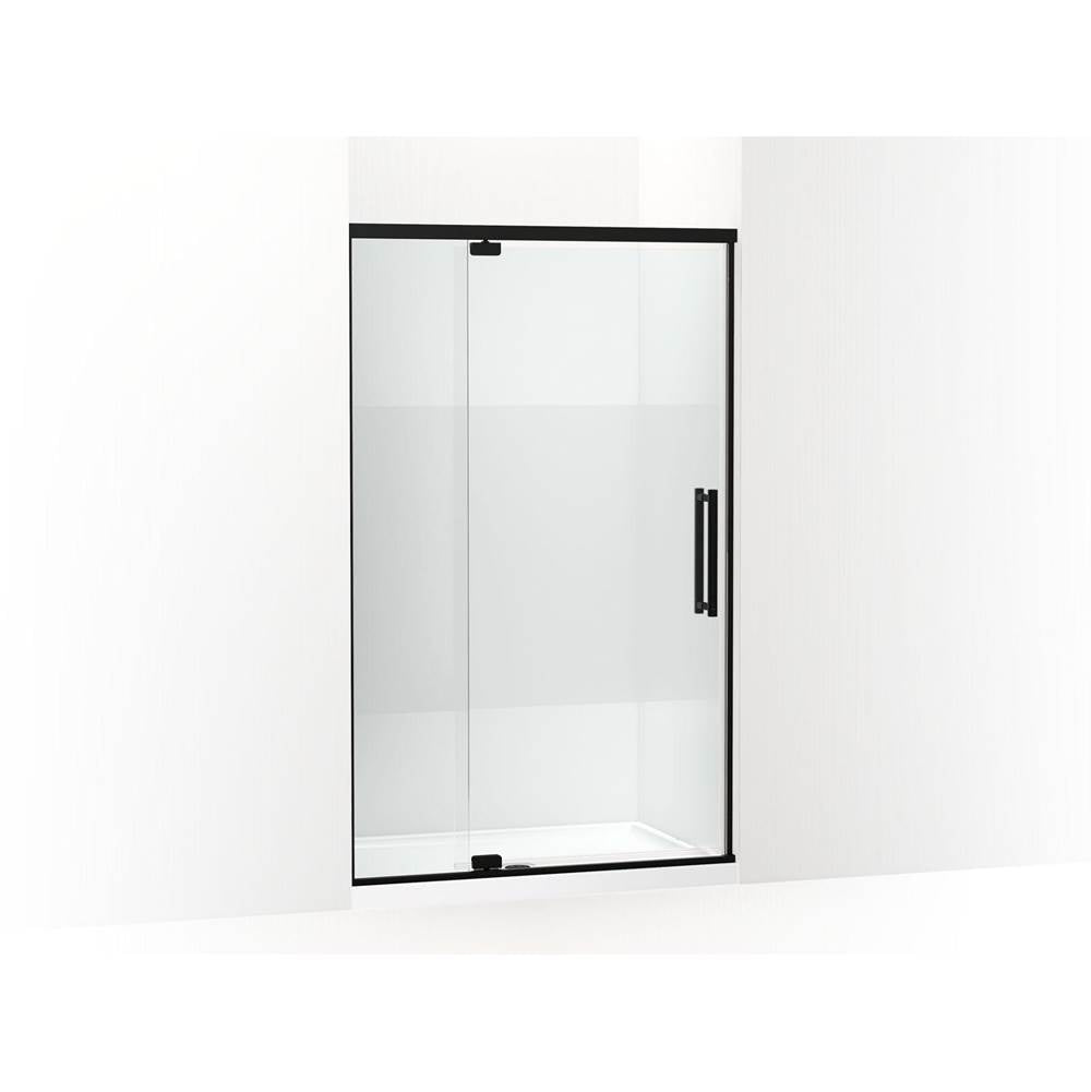 Kohler - PremiseE 76'' H Pivot Shower Door With 5/16''-Thick Glass - Matte Black
