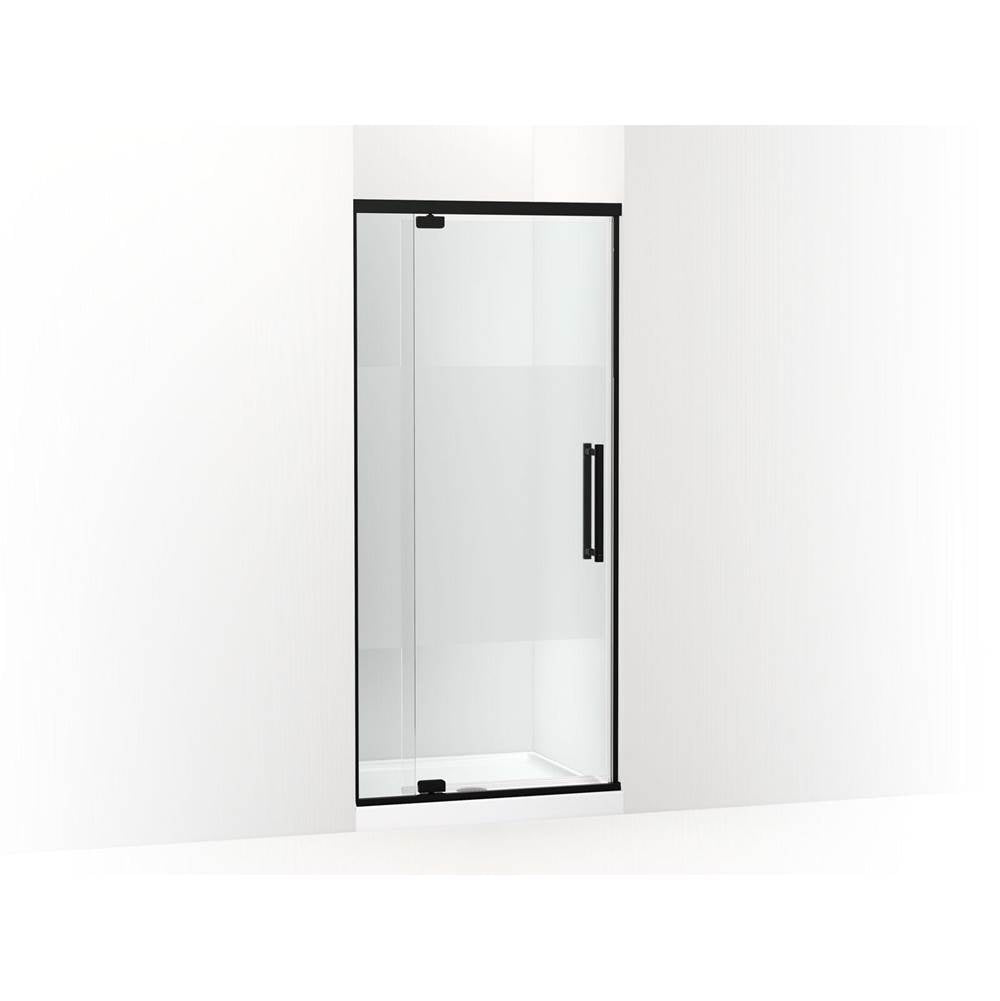 Kohler - PremiseE 76'' H Pivot Shower Door With 5/16''-Thick Glass - Matte Black