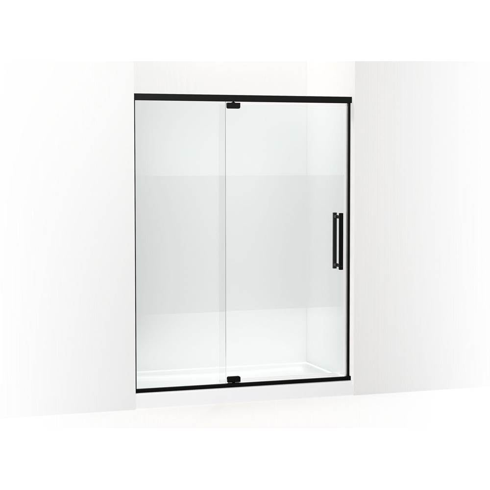 Kohler - PremiseE 76'' H Pivot Shower Door With 5/16''-Thick Glass - Matte Black