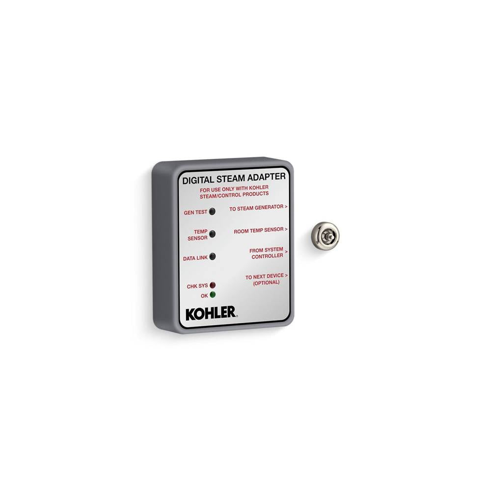 Kohler - Invigoration Series Digital steam adapter - Vibrant Polished Nickel