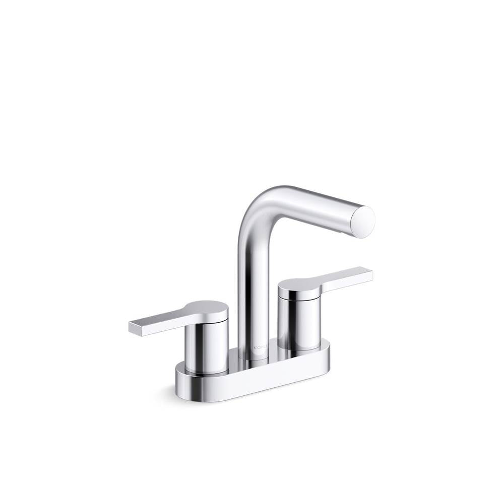 Kohler - Elate Centerset bathroom sink faucet, 0.5 gpm - Polished Chrome