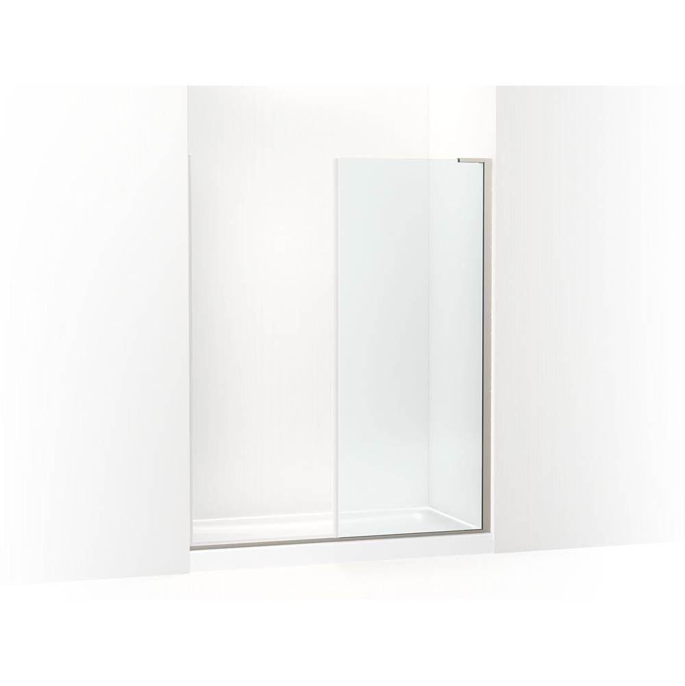 Kohler - ComposedE 3/8'' fixed panel glass and hardware - Anodized Brushed Nickel