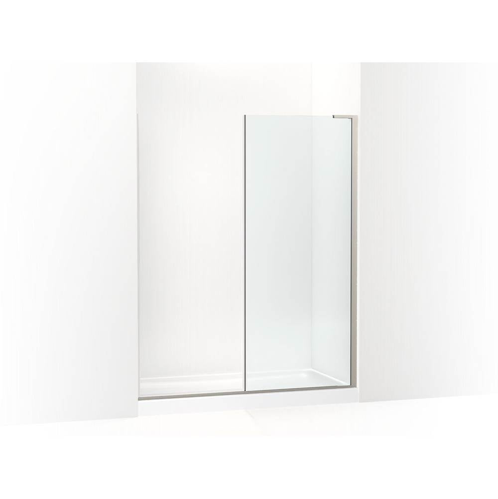 Kohler - ComposedE 3/8'' fixed panel glass and hardware - Anodized Brushed Nickel