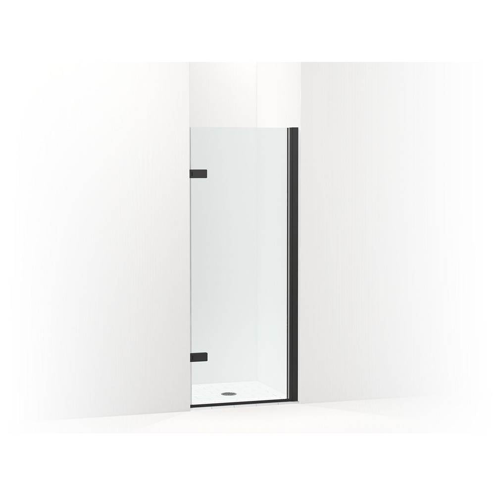 Kohler - ComposedE 3/8'' pivot door glass and hardware, no handle - Matte Black