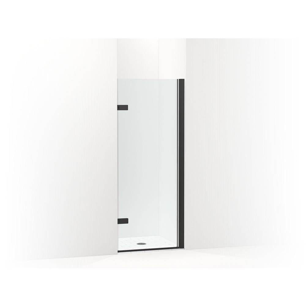 Kohler - ComposedE 3/8'' pivot door glass and hardware, no handle - Matte Black