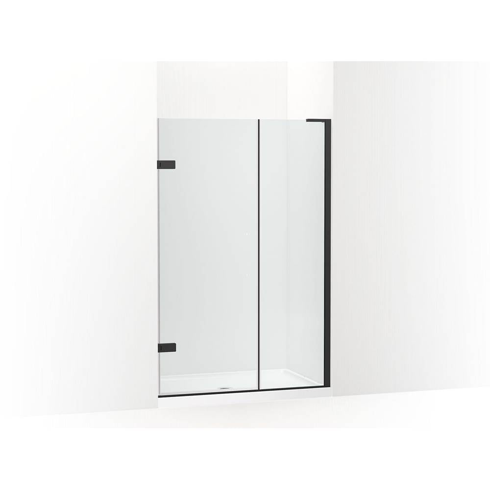 Kohler - ComposedE 3/8'' pivot door glass and hardware, no handle - Matte Black