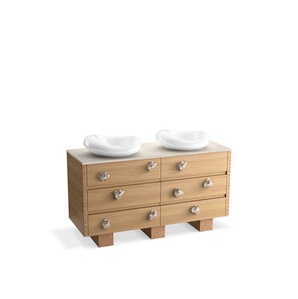 LandshapesE by Daniel Arsham 60'' bathroom vanity cabinet