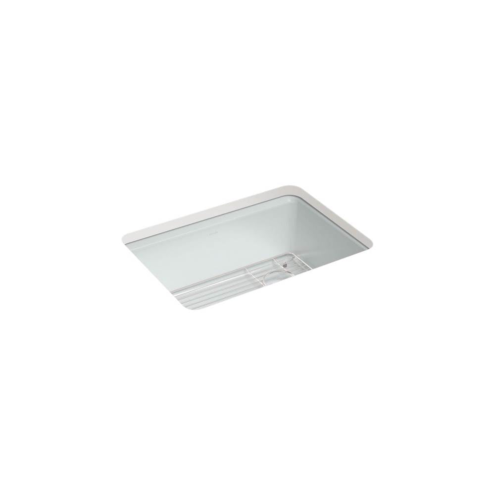Kohler - Riverby 27 in. Undermount Single-Bowl Kitchen Sink - Ice Grey
