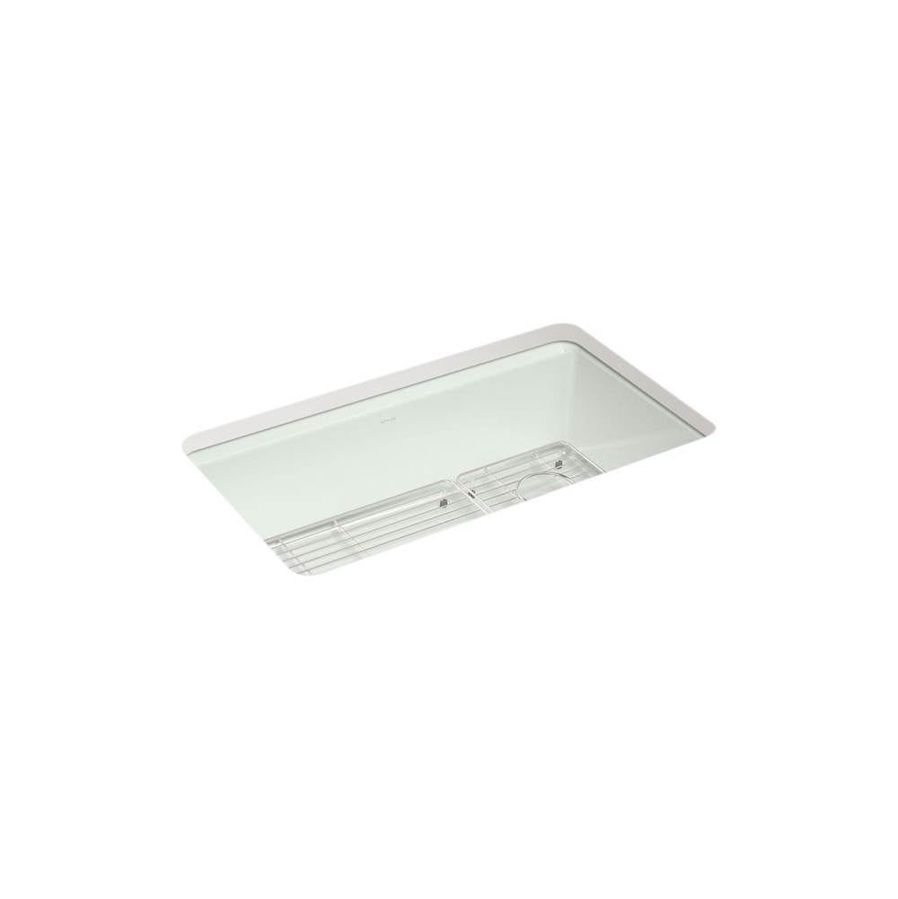 Kohler - Riverby 33'' undermount single-bowl kitchen sink - Sea Salt