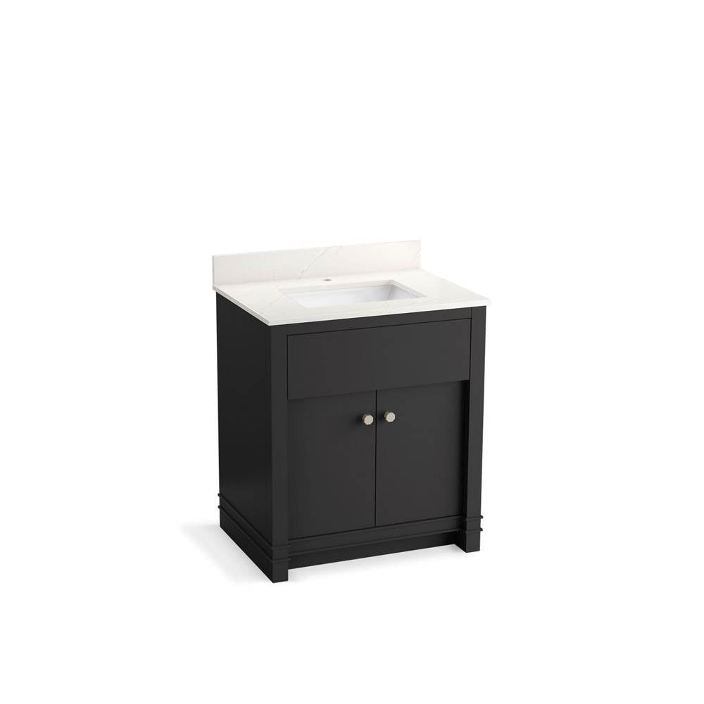Kohler - AlouetteE 30'' bathroom vanity cabinet with sink and quartz top - Ferrous Grey