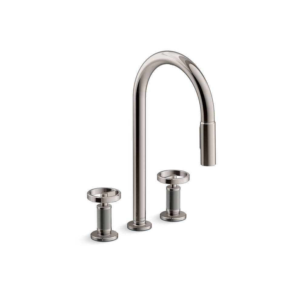 Kohler - BilletE Pull-down kitchen sink faucet with two-function sprayhead - Vibrant Titanium