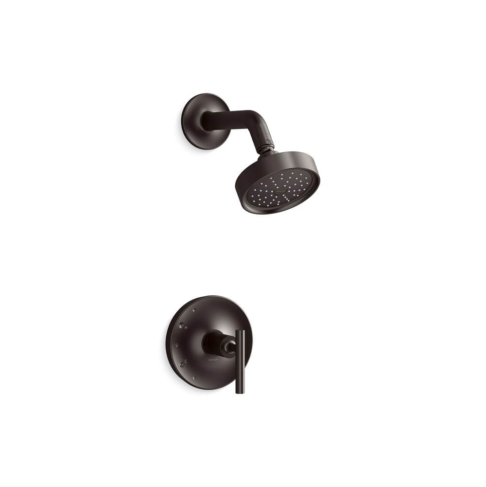Kohler - Purist Rite-Temp shower trim kit with lever handle, 1.75 gpm - Brushed Graphite