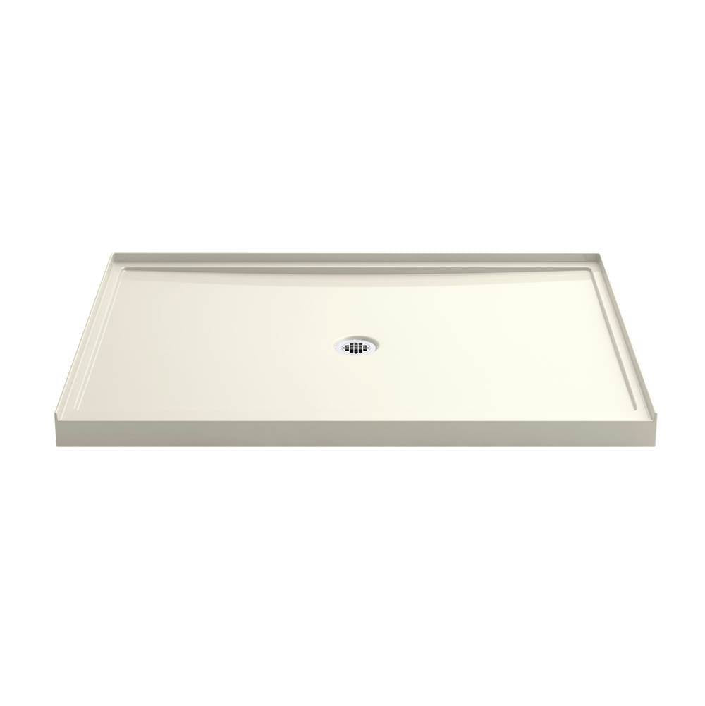 Kohler - Rely 60'' x 42'' alcove shower base, center drain - Biscuit