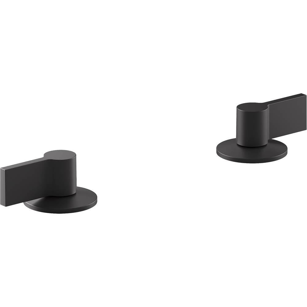 Kohler - Components Lever bathroom sink faucet handles - Matte Black