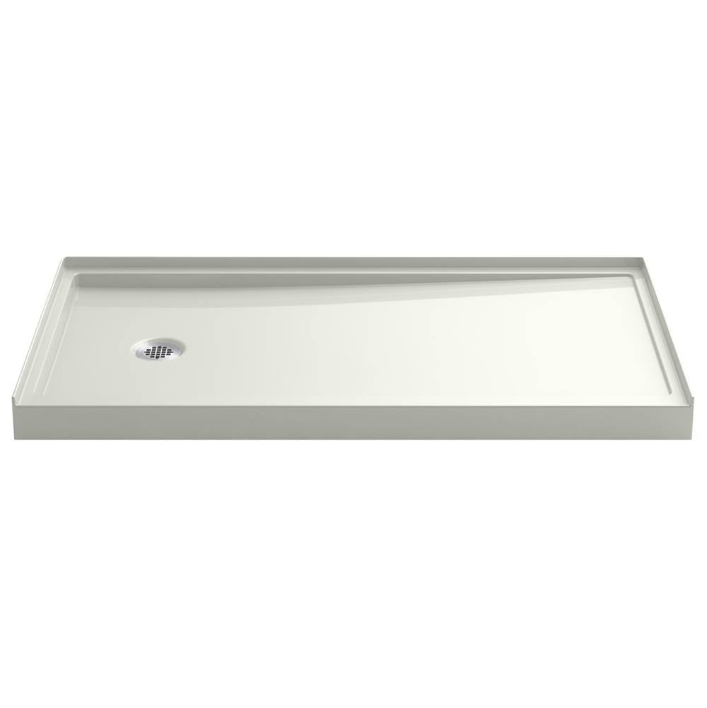 Kohler - Rely 60-in x 32-in Single-Threshold Shower Base with Left-Hand Drain, Dune - Dune
