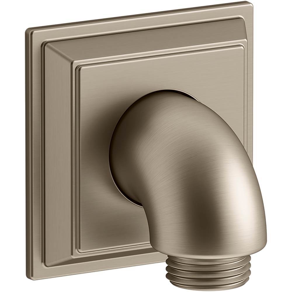 Kohler - Memoirs Stately Wall-mount supply elbow with check valve - Vibrant Brushed Bronze