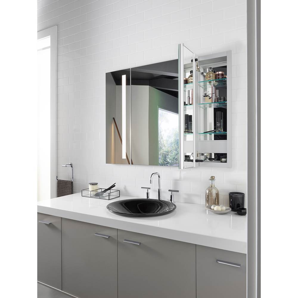 Verdera 40'' x 30'' lighted medicine cabinet