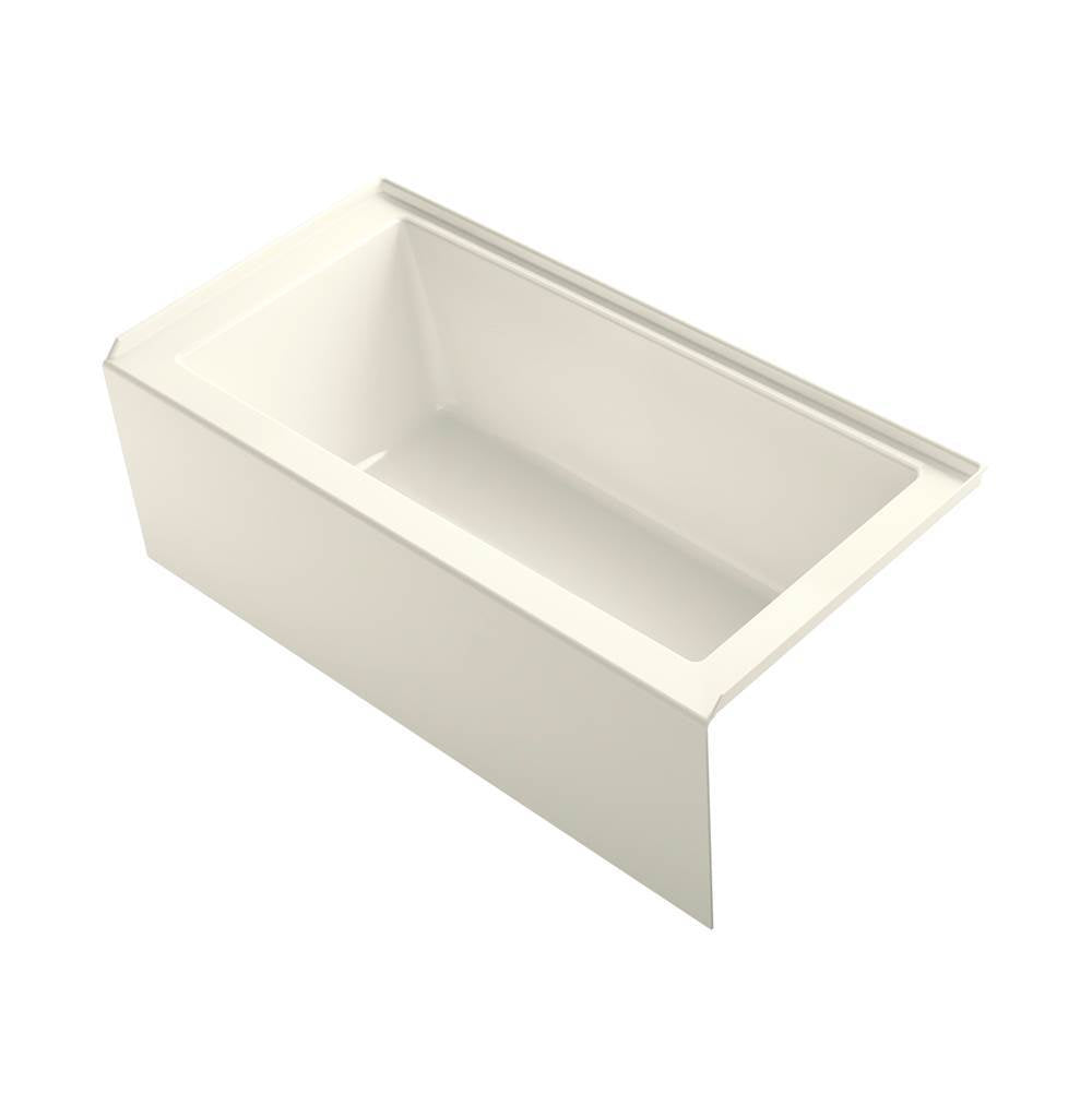 Kohler - Underscore 60'' x 30'' alcove bath right drain - Biscuit