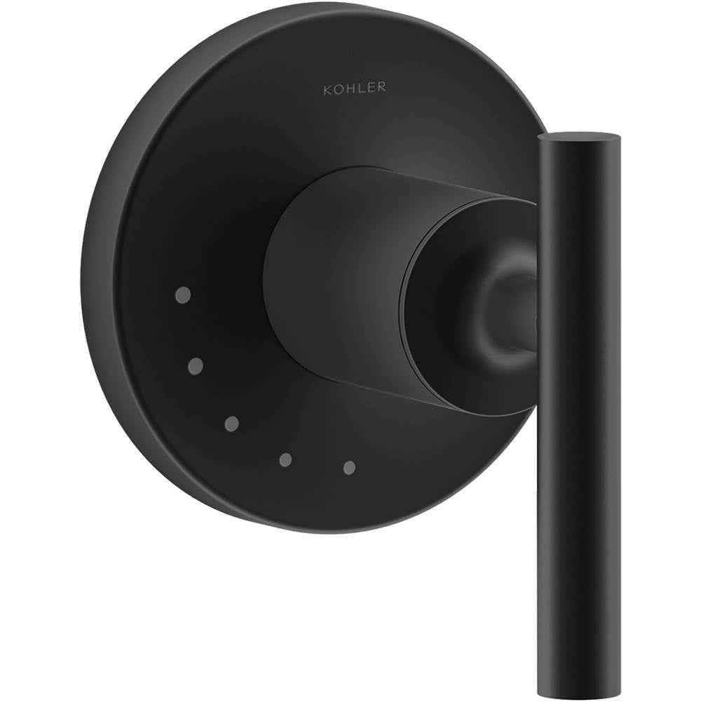 Kohler - Purist MasterShower volume control valve trim with lever handle - Matte Black