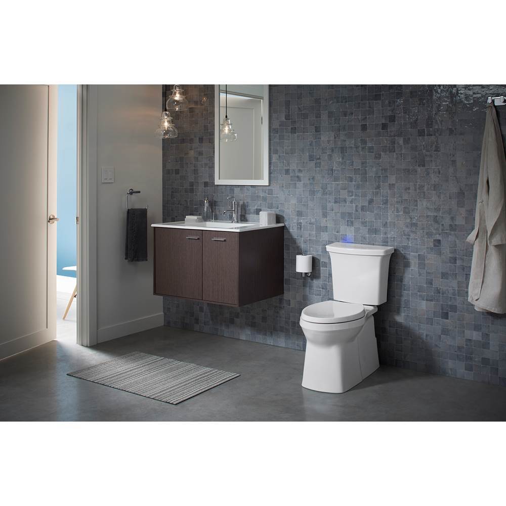 Corbelle ContinuousClean XT two-piece elongated toilet with skirted trapway, 1.28 gpf