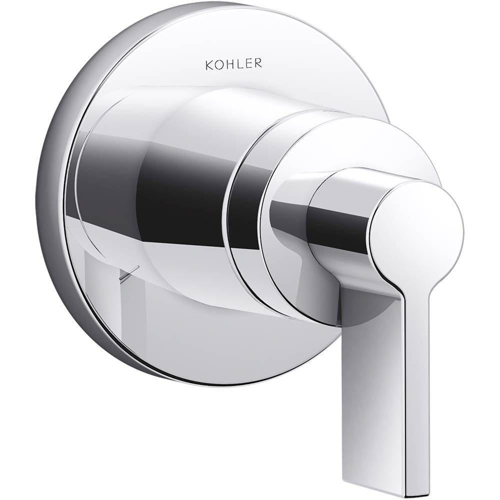 Kohler - Components MasterShower transfer valve trim with Lever handle - Polished Chrome