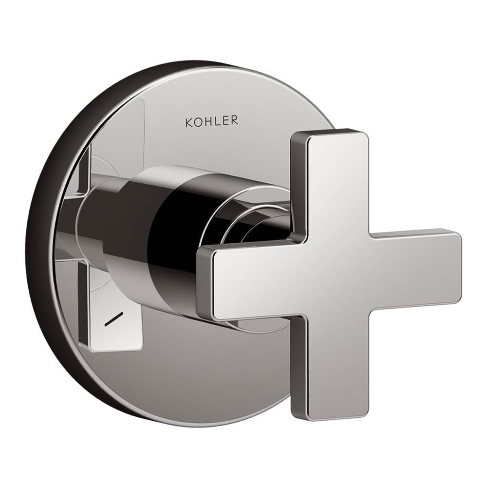Kohler - Composed MasterShower transfer valve trim with cross handle - Vibrant Titanium