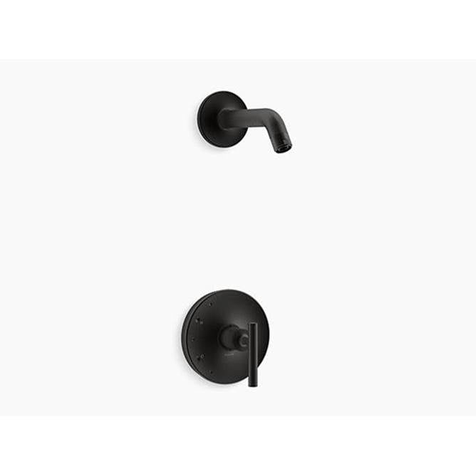 Kohler - Purist Rite-Temp shower trim kit with lever handle, without showerhead - Matte Black