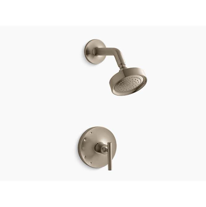Kohler - Purist Rite-Temp shower trim kit with lever handle, 2.5 gpm - Vibrant Brushed Bronze