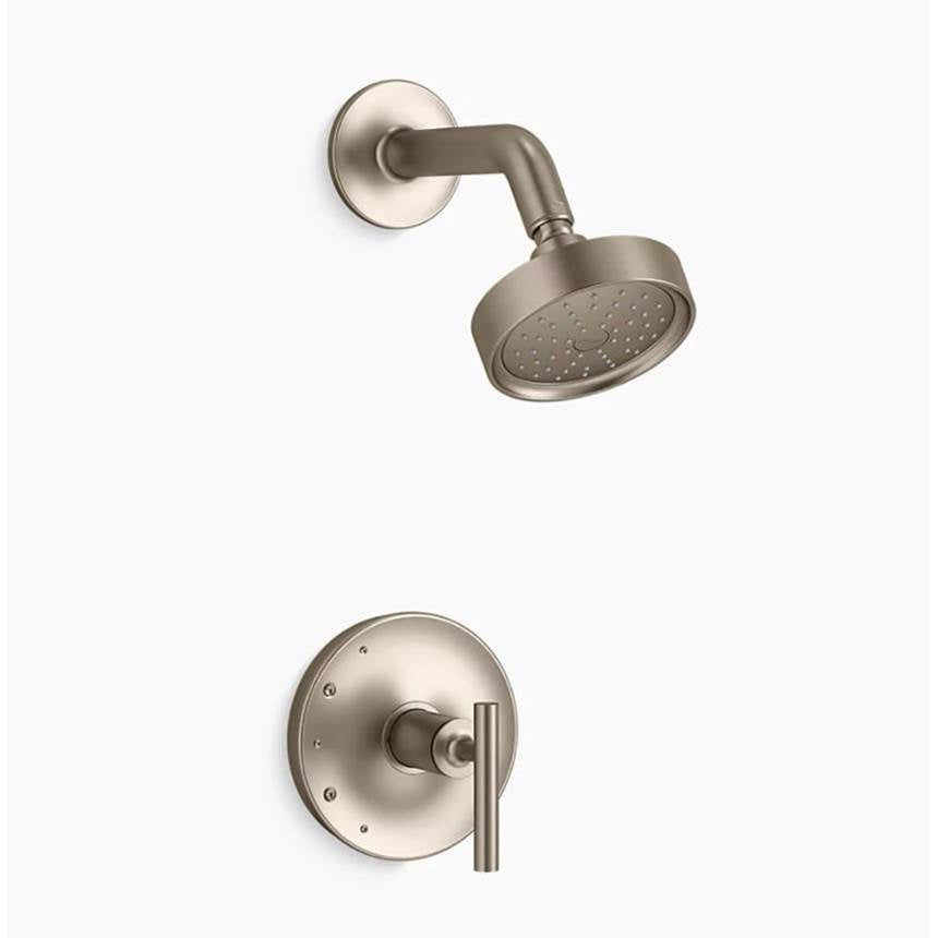 Kohler - Purist Rite-Temp shower trim kit with lever handle, 1.75 gpm - Vibrant Brushed Bronze