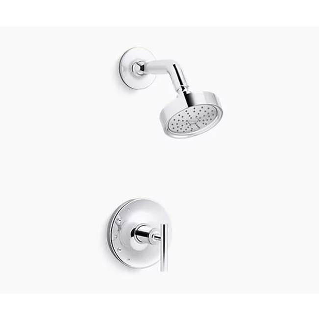 Kohler - Purist Rite-Temp shower trim kit with lever handle, 1.75 gpm - Polished Chrome