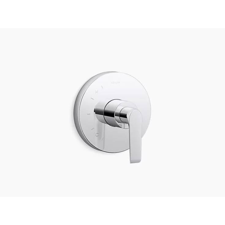 Kohler - Avid Rite-Temp valve trim with lever handle - Polished Chrome