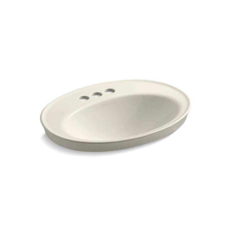 Kohler - Serif 22-1/4'' oval drop-in bathroom sink - Biscuit