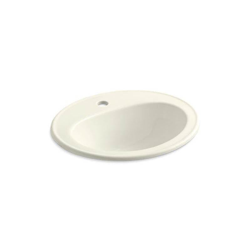 Kohler - Pennington 20-1/4'' oval drop-in bathroom sink - Biscuit
