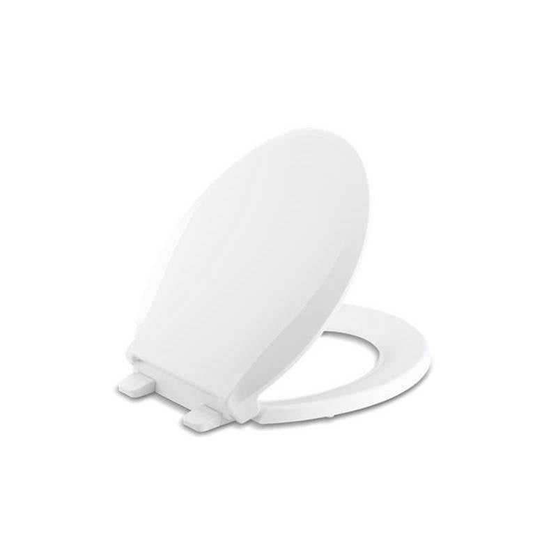 Kohler - Cachet Quiet-CloseE round-front toilet seat - White