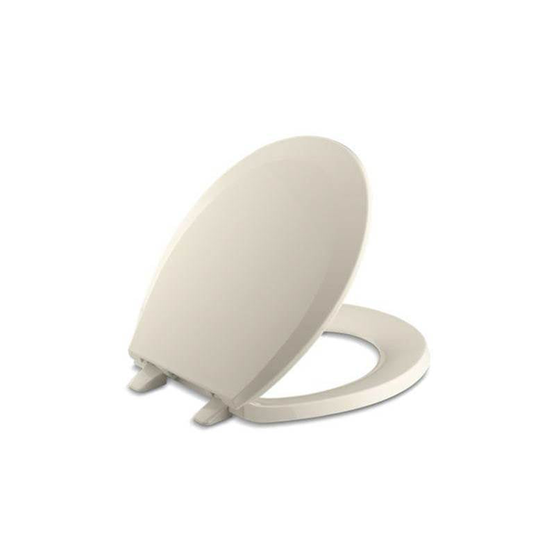 Kohler - LustraE Quick-ReleaseE round-front toilet seat - Almond
