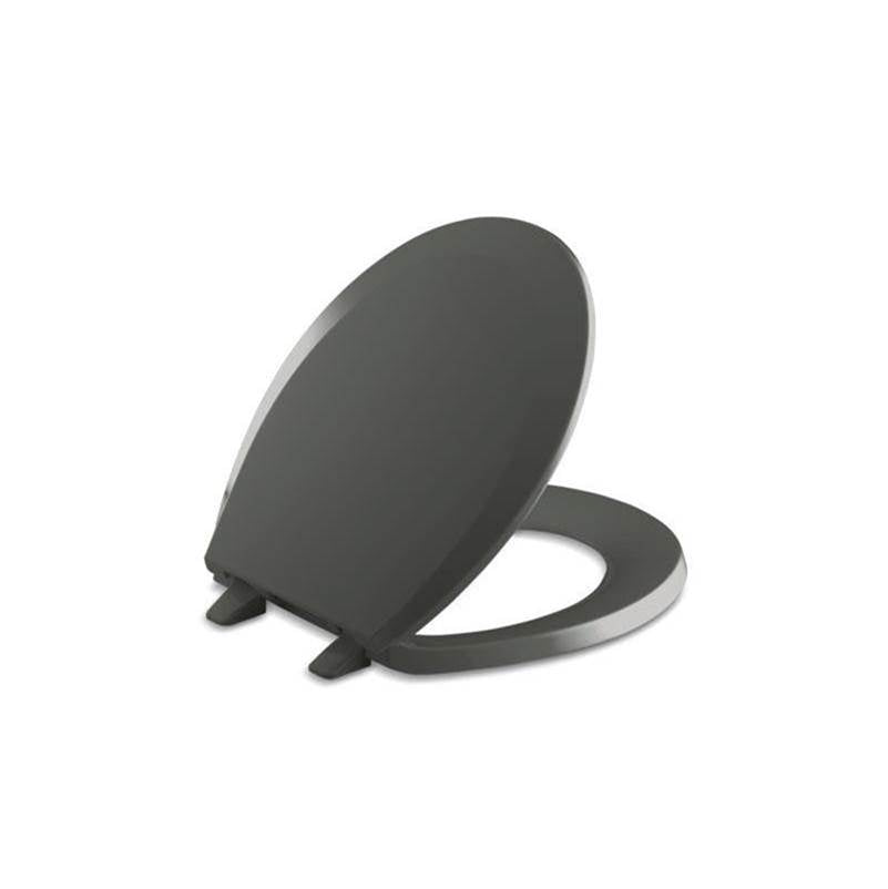 Kohler - LustraE Quick-ReleaseE round-front toilet seat - Thunder Grey