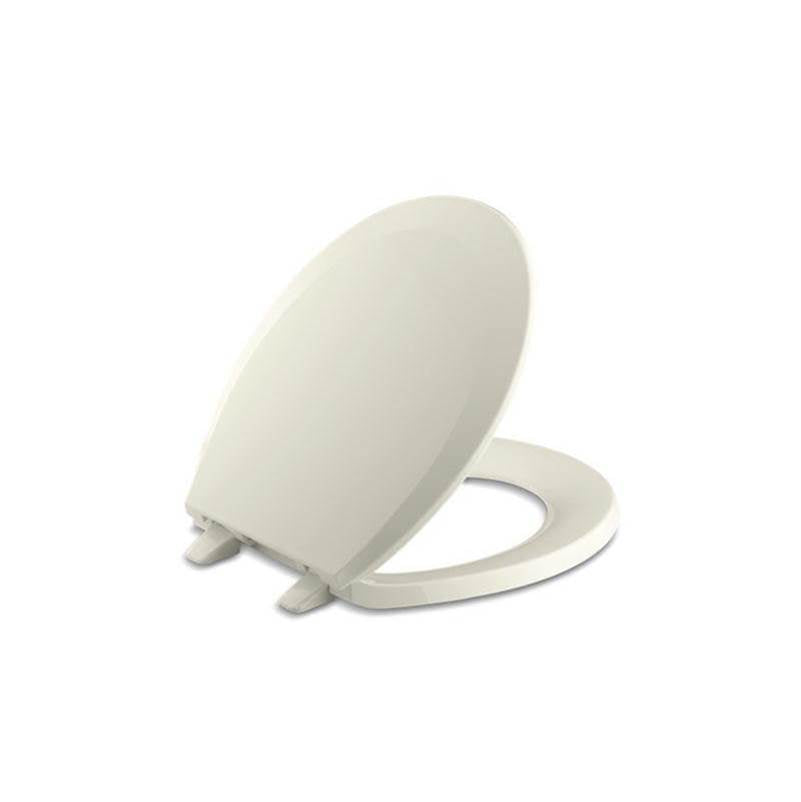 Kohler - LustraE Quick-ReleaseE round-front toilet seat - Biscuit