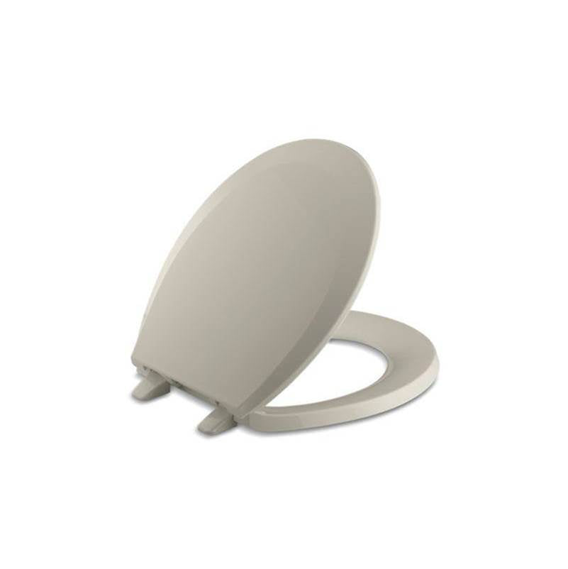 Kohler - LustraE Quick-ReleaseE round-front toilet seat - Sandbar