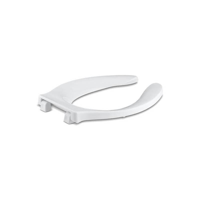 Kohler - Stronghold Elongated toilet seat with integrated handle and self-sustaining check hinge - White