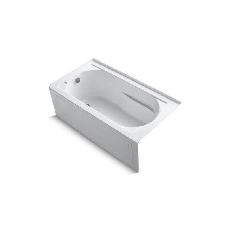 Kohler - Devonshire 60'' x 32'' alcove bath, left drain - White