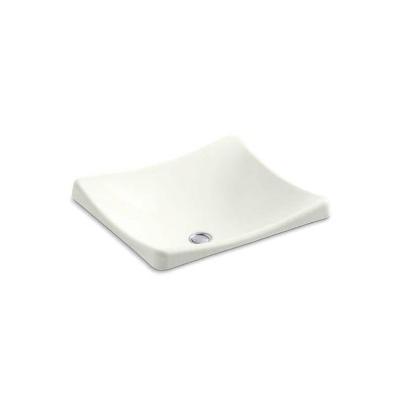 Kohler - DemiLav 18-1/4'' rectangular vessel bathroom sink, no overflow - Dune