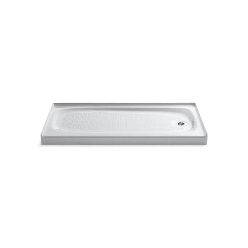 Kohler - Salient 60'' x 30'' alcove shower base, right drain - White