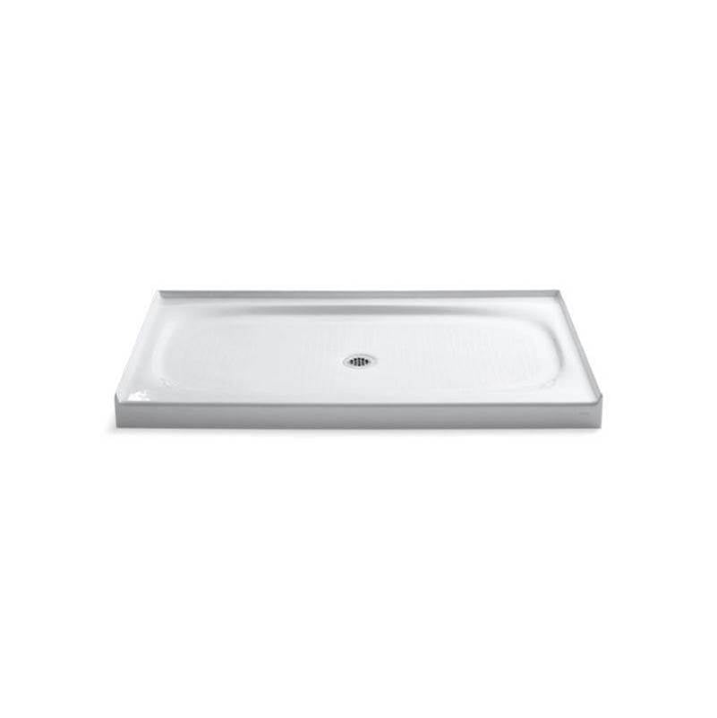 Kohler - Salient 60'' x 36'' alcove shower base, center drain - White