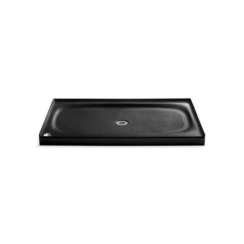 Kohler - Salient 60'' x 36'' alcove shower base, center drain - Black