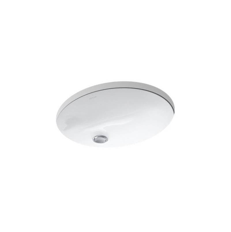 Kohler - Caxton 17'' oval undermount bathroom sink - White