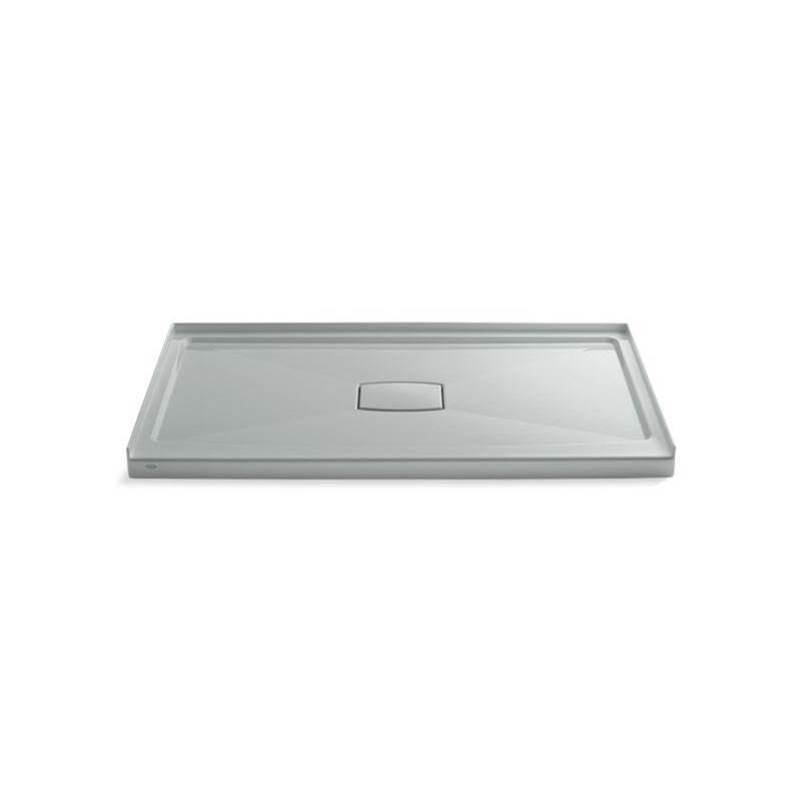 Kohler - Archer 60'' x 36'' alcove shower base, center drain - Ice Grey